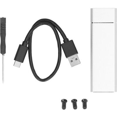 SABE Usb-c-ssd-gehäuse M.2 Ngff High Speed Transfer Usb 3.0 5 Gbit/s Usb 3.1 10 Gbit/s Typ C Metall-ssd-gehäuse Für Computer Silber SABE Usb-c-ssd-gehäuse M.2 Ngff High Speed Transfer Usb 3.0 5 Gbit/s Usb 3.1 10 Gbit/s Typ C Metall-ssd-gehäuse Für Computer Silber
