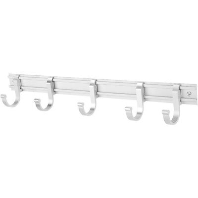 OEM Pratico Appendiabiti E Porta Cappelli Da Parete, Versatile Appendiabiti In Alluminio Con Design A Bordo Liscio Per Ingresso, Corridoio, Camera Da Letto OEM Pratico Appendiabiti E Porta Cappelli Da Parete, Versatile Appendiabiti In Alluminio Con Design A Bordo Liscio Per Ingresso, Corridoio, Camera Da Letto