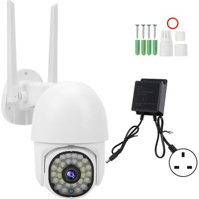 SABE 1080p Wifi Ptz Dome-kamera Mit 28 Leds, Farbnachtsicht, Wasserdicht, Zwei-wege-audio, 100-240v (uk-stecker) SABE 1080p Wifi Ptz Dome-kamera Mit 28 Leds, Farbnachtsicht, Wasserdicht, Zwei-wege-audio, 100-240v (uk-stecker)