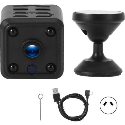 SABE Mini-wlan-kamera (1080p) Mit Nachtsicht, Infrarot-bewegungsmelder, Fernüberwachung Per Smartphone, Kabelloser Webcam Und Eu-stecker SABE Mini-wlan-kamera (1080p) Mit Nachtsicht, Infrarot-bewegungsmelder, Fernüberwachung Per Smartphone, Kabelloser Webcam Und Eu-stecker