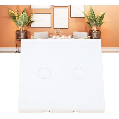 JUTE Intelligentes Wandpanel Für Vernetztes Zuhause Mit Gehärtetem Glas Und Integrierter Beleuchtung, 86-stufigem Touch-schalter, 110–240 V JUTE Intelligentes Wandpanel Für Vernetztes Zuhause Mit Gehärtetem Glas Und Integrierter Beleuchtung, 86-stufigem Touch-schalter, 110–240 V