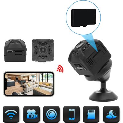 JUTE X5 Hd Wlan-netzwerkkamera Mit Nachtsicht Für Heimüberwachung Und Action-video – Kleine Quadratische Kamera JUTE X5 Hd Wlan-netzwerkkamera Mit Nachtsicht Für Heimüberwachung Und Action-video – Kleine Quadratische Kamera