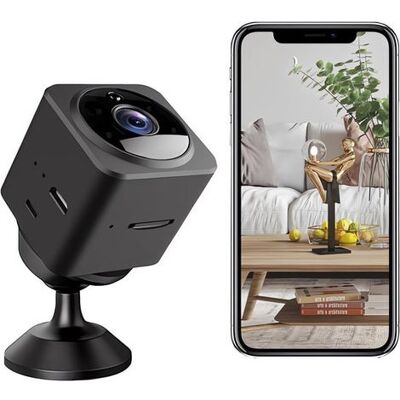 OEM Mini-überwachungskamera (1080p) – Kabellos Und Mit Nachtsicht – Bewegungserkennung Und Zwei-wege-audio OEM Mini-überwachungskamera (1080p) – Kabellos Und Mit Nachtsicht – Bewegungserkennung Und Zwei-wege-audio
