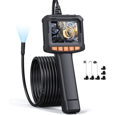 OEM 5-meter-endoskopkamera, 1080p-hd-endoskop Mit 2-fachem Zoom, Wasserdichte Ip67-rohrinspektionskamera (2,4 Zoll Ips), Halbstarres Kabel, 8 Einstellbare Leds, Gadget Für Männer OEM 5-meter-endoskopkamera, 1080p-hd-endoskop Mit 2-fachem Zoom, Wasserdichte Ip67-rohrinspektionskamera (2,4 Zoll Ips), Halbstarres Kabel, 8 Einstellbare Leds, Gadget Für Männer
