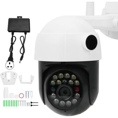SABE 1080p Ptz-wlan-dome-kamera Mit 17 Leds, Nachtsicht, Außenverfolgung, Heimüberwachung, 110–220 V (uk-stecker) SABE 1080p Ptz-wlan-dome-kamera Mit 17 Leds, Nachtsicht, Außenverfolgung, Heimüberwachung, 110–220 V (uk-stecker)