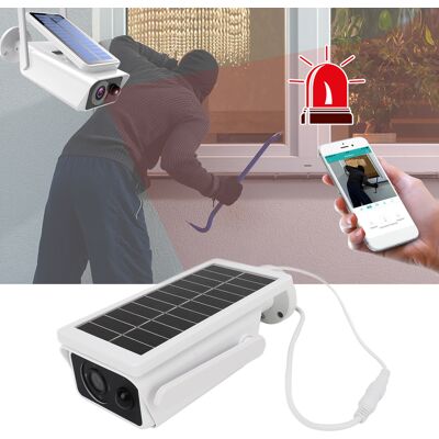 JUTE Stromverbrauchsarme, Solarbetriebene Drahtlose Überwachungskamera, Hohe Auflösung, Für Den Außenbereich Geeignet, Wasserdicht, Schwenk- Und Neigbar, Infrarot-nachtsicht Mit Großer Reichweite. JUTE Stromverbrauchsarme, Solarbetriebene Drahtlose Überwachungskamera, Hohe Auflösung, Für Den Außenbereich Geeignet, Wasserdicht, Schwenk- Und Neigbar, Infrarot-nachtsicht Mit Großer Reichweite.