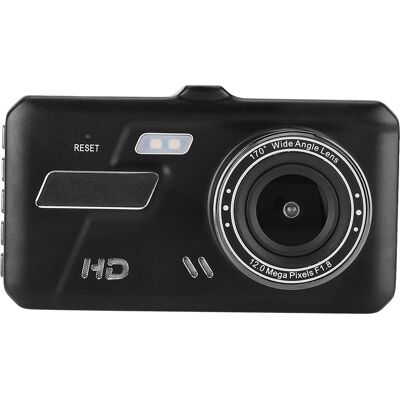 HEAT 1080p Hd Auto-dvr-kamera, Dual-170°-objektiv, 3,7 Zoll Aluminiumlegierung, Einbau-videorekorder HEAT 1080p Hd Auto-dvr-kamera, Dual-170°-objektiv, 3,7 Zoll Aluminiumlegierung, Einbau-videorekorder