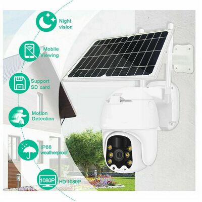 Trade Shop Traesio - Trade Shop - External Full Hd 1080p 5.0mp Ptz Wireless Mit Solar Pannel Wifi - Trade Shop Traesio - Trade Shop - External Full Hd 1080p 5.0mp Ptz Wireless Mit Solar Pannel Wifi -
