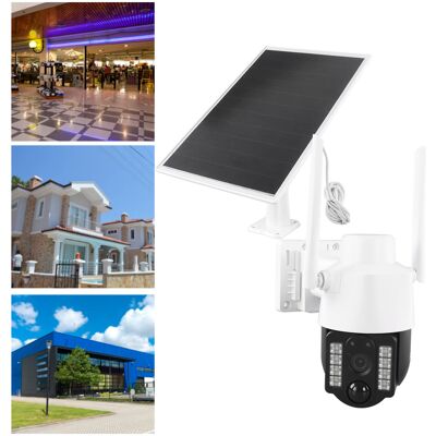 JUTE 4g 2mp Weitwinkel-solar-überwachungskamera Für Den Außenbereich Mit Akku, Scheinwerfer, Farbnachtsicht, Pir-sensor, 2-kanal-tonalarm, Ip65 Wasserdicht (europäische Version) JUTE 4g 2mp Weitwinkel-solar-überwachungskamera Für Den Außenbereich Mit Akku, Scheinwerfer, Farbnachtsicht, Pir-sensor, 2-kanal-tonalarm, Ip65 Wasserdicht (europäische Version)