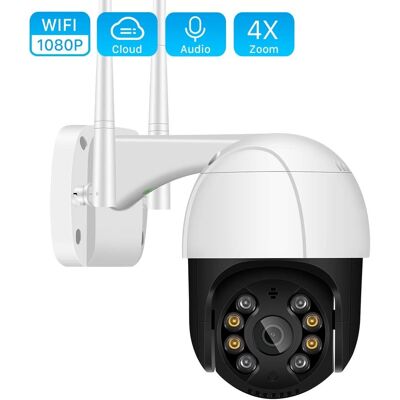 LANGRAY Hd 1080p Ptz Wifi Ip-kamera Speed dome-kameras Außen 4x Digitalzoom Ai Menschliche Erkennung Drahtlose Kamera H.265 P2p Onvif Audio Security Cctv-kamera 2mp 1080p 32g Hinzufügen LANGRAY Hd 1080p Ptz Wifi Ip-kamera Speed dome-kameras Außen 4x Digitalzoom Ai Menschliche Erkennung Drahtlose Kamera H.265 P2p Onvif Audio Security Cctv-kamera 2mp 1080p 32g Hinzufügen