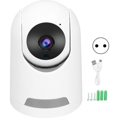 SABE 1080p Hd Wlan-kamera, Fernbedienung, Nachtsicht, Tuya-kompatibel, Für Den Heimgebrauch, Eu-stecker 100–240 V SABE 1080p Hd Wlan-kamera, Fernbedienung, Nachtsicht, Tuya-kompatibel, Für Den Heimgebrauch, Eu-stecker 100–240 V