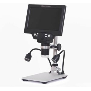 KINGSO Digital Mikroskop 1200x 7'' 12MP 8LED hd 1080P lcd Microscope Kamera mit Stand Eingebauter Lithium-Akku