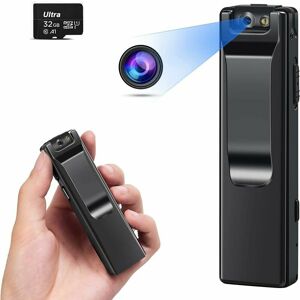Tovbmup - Mini-Kamera-Recorder für Menschen, Taschenkamera, Mini-Kamera, Babysitter-Mini-Kamera, menschliche Spionagekamera, kleine