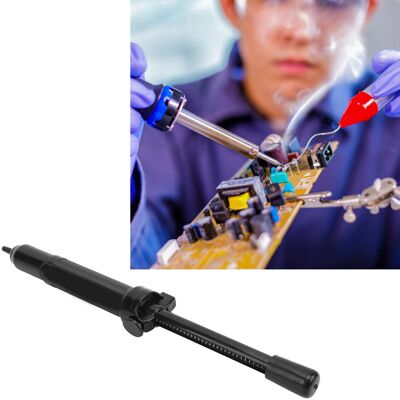 JUTE Best/bst-108 Große Entlötpumpe, Leistungsstarker Manueller Entlötstift, Elektronisches Lötflussmittel, Entlötstift, Schwarz JUTE Best/bst-108 Große Entlötpumpe, Leistungsstarker Manueller Entlötstift, Elektronisches Lötflussmittel, Entlötstift, Schwarz