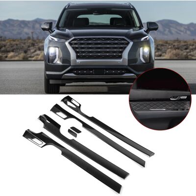 HEAT Türarmlehnen-zierleiste Im Carbonfaser-stil Für Hyundai Palisade 2019-2020 HEAT Türarmlehnen-zierleiste Im Carbonfaser-stil Für Hyundai Palisade 2019-2020