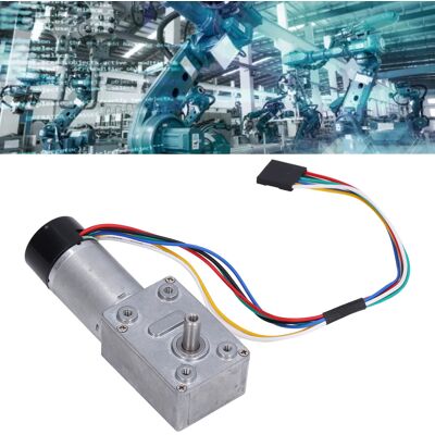 JUTE Jgy-370 Schneckengetriebemotor Mit Drehgeber-drehzahlmesser, Hohes Drehmoment, Niedrige Drehzahl, Selbsthemmend, Einseitige Abtriebswelle, 30 U/min, Mdc12v JUTE Jgy-370 Schneckengetriebemotor Mit Drehgeber-drehzahlmesser, Hohes Drehmoment, Niedrige Drehzahl, Selbsthemmend, Einseitige Abtriebswelle, 30 U/min, Mdc12v