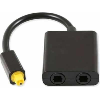 OEM Glasfaser-splitter, Optischer Audiokabel-splitter, 1 Eingang, 2 Ausgänge, Digitaler Audioadapter Für Soundbar Und Fernseher – Schwarz OEM Glasfaser-splitter, Optischer Audiokabel-splitter, 1 Eingang, 2 Ausgänge, Digitaler Audioadapter Für Soundbar Und Fernseher – Schwarz
