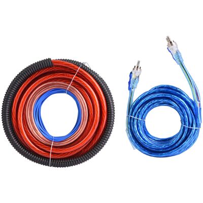 HEAT 2800-w-auto-verstärker-set, 4 Anzeigen, Subwoofer-verkabelung, Lautsprecherkabel, Einbausicherung HEAT 2800-w-auto-verstärker-set, 4 Anzeigen, Subwoofer-verkabelung, Lautsprecherkabel, Einbausicherung