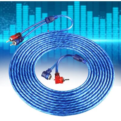 HEAT 5 M Rca-audiokabel, Autoblau, Transparent, Flexibles Verbindungskabel, Hohe Flexibilität HEAT 5 M Rca-audiokabel, Autoblau, Transparent, Flexibles Verbindungskabel, Hohe Flexibilität