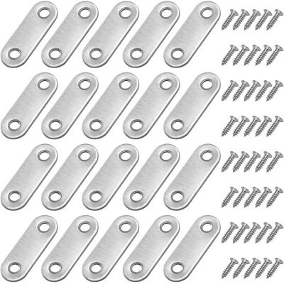 OEM Equerre De Fixation Plats Droits Support Und Droit Plat Metalliques Equerres Avec Vis Pour Bois Meubles Plakat Repair Support 4616mm Silber 20 Stück OEM Equerre De Fixation Plats Droits Support Und Droit Plat Metalliques Equerres Avec Vis Pour Bois Meubles Plakat Repair Support 4616mm Silber 20 Stück