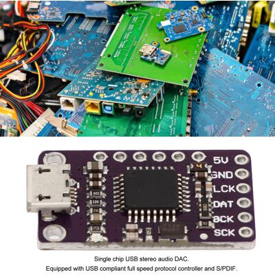 HEAT Stereo-audio-decoder-modul Pcm2706u2 Dac Usb Zu I2s Iis Für Kopfhörer-s/pdif-ausgang HEAT Stereo-audio-decoder-modul Pcm2706u2 Dac Usb Zu I2s Iis Für Kopfhörer-s/pdif-ausgang