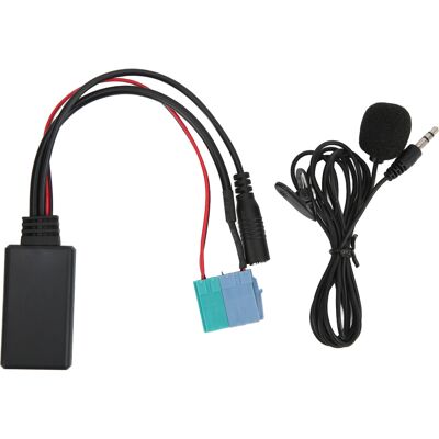 HEAT Bluetooth-modul Fürs Auto, Aux-audiokabel, Integriertes Mikrofon, Iso-anschluss, Mini-stereo, 8-polig, 6-polig HEAT Bluetooth-modul Fürs Auto, Aux-audiokabel, Integriertes Mikrofon, Iso-anschluss, Mini-stereo, 8-polig, 6-polig