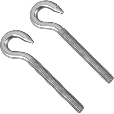 HEAT Lot De 2 Crochets À Vis M12 En Acier Inoxydable Haute Dureté Résistant À La Corrosion, Pour Porte-tasses HEAT Lot De 2 Crochets À Vis M12 En Acier Inoxydable Haute Dureté Résistant À La Corrosion, Pour Porte-tasses