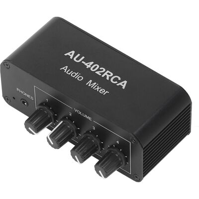 HEAT Bidirektionaler Audio-umschalter, 4-wege-stereo-lr-soundkanal, 4 Eingänge, 2 Ausgänge, Rca-splitter-wahlschalter HEAT Bidirektionaler Audio-umschalter, 4-wege-stereo-lr-soundkanal, 4 Eingänge, 2 Ausgänge, Rca-splitter-wahlschalter