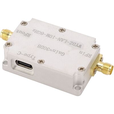 HEAT Hf-breitbandverstärker, Rauscharmer Verstärker (lna) 10 Mhz–6 Ghz, Hohe Verstärkung, Sma-buchse Für Funkgeräte HEAT Hf-breitbandverstärker, Rauscharmer Verstärker (lna) 10 Mhz–6 Ghz, Hohe Verstärkung, Sma-buchse Für Funkgeräte
