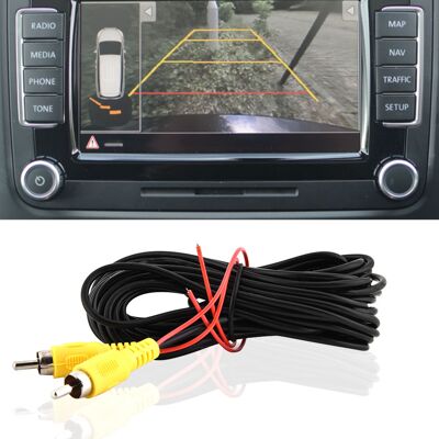 HEAT 6 M Langes Cinch-kabel (stecker-stecker) Für Rückfahrkamera, Av-parkvideokabel, Langes Verbindungskabel Für Auto-parkkamera HEAT 6 M Langes Cinch-kabel (stecker-stecker) Für Rückfahrkamera, Av-parkvideokabel, Langes Verbindungskabel Für Auto-parkkamera