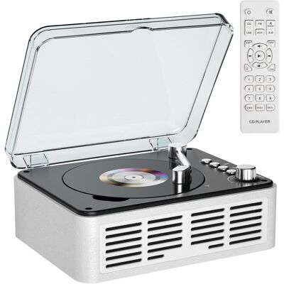 CARMDERING Guéray Vintage-cd-player Mit Lautsprechern: Vintage-cd-player Mit Hifi-stereoklang, Bluetooth Und Fm-radio, Retrokompatibel, Lesen CARMDERING Guéray Vintage-cd-player Mit Lautsprechern: Vintage-cd-player Mit Hifi-stereoklang, Bluetooth Und Fm-radio, Retrokompatibel, Lesen