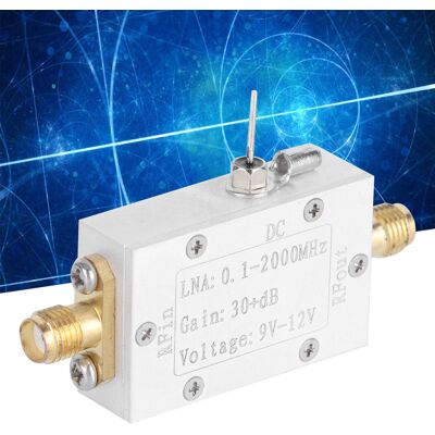 JUTE Breitbandiger Hf-verstärker, Rauscharmer Verstärker (lna), 0,1–2000 Mhz, 30 Db Verstärkung JUTE Breitbandiger Hf-verstärker, Rauscharmer Verstärker (lna), 0,1–2000 Mhz, 30 Db Verstärkung