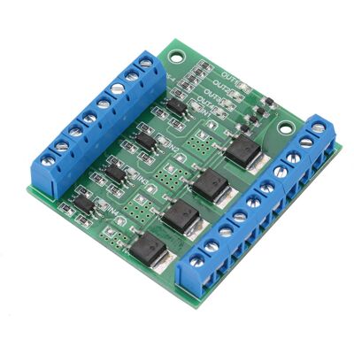 JUTE Yynm0s-4 Vierkanal-mosfet-modul, Sps-verstärker-leiterplatte, Steuermodul, Optokoppler-isolation JUTE Yynm0s-4 Vierkanal-mosfet-modul, Sps-verstärker-leiterplatte, Steuermodul, Optokoppler-isolation
