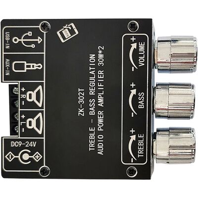 HEAT Bluetooth Digital-leistungsverstärkerplatine 2.0 Stereo-zweikanal-audioverstärkermodul-kit HEAT Bluetooth Digital-leistungsverstärkerplatine 2.0 Stereo-zweikanal-audioverstärkermodul-kit