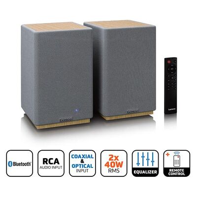 Lenco Paire D'Enceintes Bluetooth Spb-241wdgy - Lenco Lenco Paire D'Enceintes Bluetooth Spb-241wdgy - Lenco