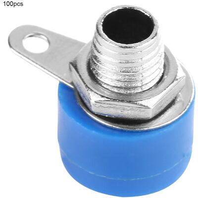 HEAT 100 Stück 4 Mm Vollflächig Abgedichtete, Isolierte Sicherheits-lautsprecher-bananenstecker (audioanschluss) HEAT 100 Stück 4 Mm Vollflächig Abgedichtete, Isolierte Sicherheits-lautsprecher-bananenstecker (audioanschluss)
