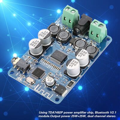 HEAT Tda7492p 2x25w Bluetooth V2.1 Audio-leistungsverstärkerplatine Mit Aux-schnittstelle Hw-893 HEAT Tda7492p 2x25w Bluetooth V2.1 Audio-leistungsverstärkerplatine Mit Aux-schnittstelle Hw-893