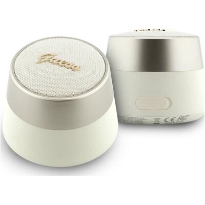 OEM Guess 5w Bluetooth-lautsprecher Mit Metalllogo In Gold OEM Guess 5w Bluetooth-lautsprecher Mit Metalllogo In Gold