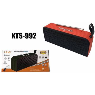 Trade Shop Traesio - Tragbarer Bluetooth-Lautsprecher - FM Radio, USB, MicroSD Trade Shop Traesio - Tragbarer Bluetooth-Lautsprecher - FM Radio, USB, MicroSD