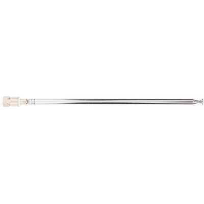 HEAT 38,8 Zoll (98,6 Cm) Lange, 7-teilige Teleskopantenne Mit F-stecker, Universell Für Ukw-radio, Dab Und Av-empfänger HEAT 38,8 Zoll (98,6 Cm) Lange, 7-teilige Teleskopantenne Mit F-stecker, Universell Für Ukw-radio, Dab Und Av-empfänger
