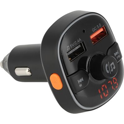 HEAT Bluetooth-autoradio-fm-transmitter-adapter Mit Mp3-player, Freisprechfunktion Und Unterstützung Für Qc3.0-ladegerät HEAT Bluetooth-autoradio-fm-transmitter-adapter Mit Mp3-player, Freisprechfunktion Und Unterstützung Für Qc3.0-ladegerät