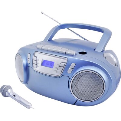 Soundmaster Scd5800bl Cd-radio Ukw Usb, Kassette, Radiorecorder Inkl. Mikrofon Blau Soundmaster Scd5800bl Cd-radio Ukw Usb, Kassette, Radiorecorder Inkl. Mikrofon Blau