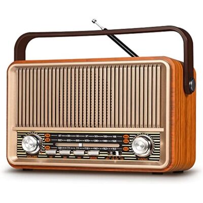 OEM Vintage-radio Am/fm/sw – Bluetooth-radio – Wiederaufladbar Oder Netzbetrieb – Usb/tf/aux – Tragbar – Geeignet Für Senioren OEM Vintage-radio Am/fm/sw – Bluetooth-radio – Wiederaufladbar Oder Netzbetrieb – Usb/tf/aux – Tragbar – Geeignet Für Senioren