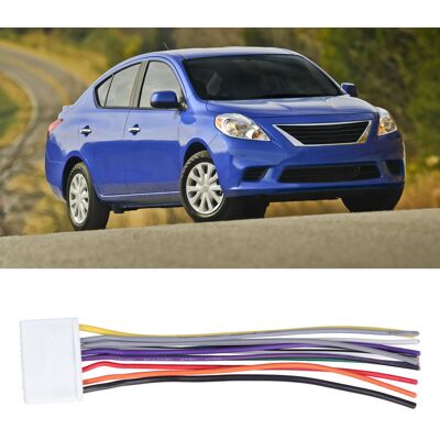 JUTE 12-poliger Zweikanal-stereo-radio-stromanschluss Für Nissan Versa/nissan Sunny JUTE 12-poliger Zweikanal-stereo-radio-stromanschluss Für Nissan Versa/nissan Sunny