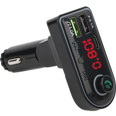 HEAT Bluetooth 5.0 Fm-transmitter Mp3 Mit Digitalanzeige, Mehrfarbiger Ambientebeleuchtung Im Innenraum, Freisprechfunktion, Kabelloses Autoradio. HEAT Bluetooth 5.0 Fm-transmitter Mp3 Mit Digitalanzeige, Mehrfarbiger Ambientebeleuchtung Im Innenraum, Freisprechfunktion, Kabelloses Autoradio.