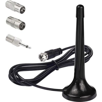OEM Teleskop-antenne Für Dab/fm-radio Mit Magnetfuß Und 3 M Kabel Für Verbesserten Empfang OEM Teleskop-antenne Für Dab/fm-radio Mit Magnetfuß Und 3 M Kabel Für Verbesserten Empfang