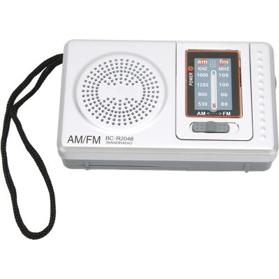 HEAT Am/fm-radio, Silbergrau, Taschenformat, Kompakt, Schlichtes Design, Batteriebetrieben (aa-batterien), Ideal Für Eltern Und Großeltern HEAT Am/fm-radio, Silbergrau, Taschenformat, Kompakt, Schlichtes Design, Batteriebetrieben (aa-batterien), Ideal Für Eltern Und Großeltern