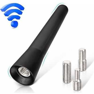 OEM Kurze 6,5-cm-autoantenne – Edelstahl – Fm/dab-empfang – Werkzeuglose Montage – M4/m5/m6-adapter Im Lieferumfang Enthalten OEM Kurze 6,5-cm-autoantenne – Edelstahl – Fm/dab-empfang – Werkzeuglose Montage – M4/m5/m6-adapter Im Lieferumfang Enthalten