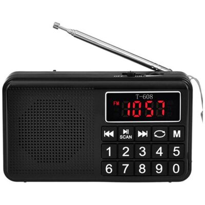 OEM Tragbares Radio – Ukw-radio – Mit Wiederaufladbarem Akku Hoher Kapazität Und Mp3-unterstützung OEM Tragbares Radio – Ukw-radio – Mit Wiederaufladbarem Akku Hoher Kapazität Und Mp3-unterstützung