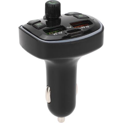 HEAT Bluetooth-autosender Mit 2 Usb-anschlüssen, 4,8-a-freisprecheinrichtung, Schnellladefunktion, Mp3-radio Und Audioempfänger HEAT Bluetooth-autosender Mit 2 Usb-anschlüssen, 4,8-a-freisprecheinrichtung, Schnellladefunktion, Mp3-radio Und Audioempfänger